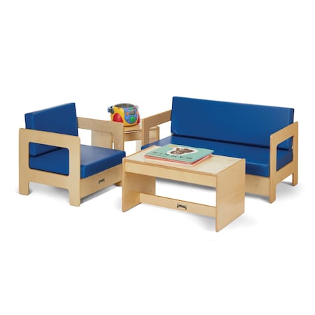 Jonti-Craft Living Room 4 Piece Set, Blue 0381JC